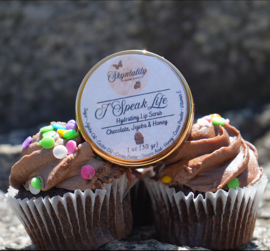 I Speak Life: Chocolate, Jojoba & Honey Hydrating Lip Scrubs
