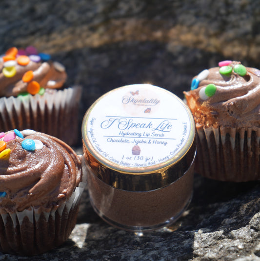 I Speak Life: Chocolate, Jojoba & Honey Hydrating Lip Scrubs